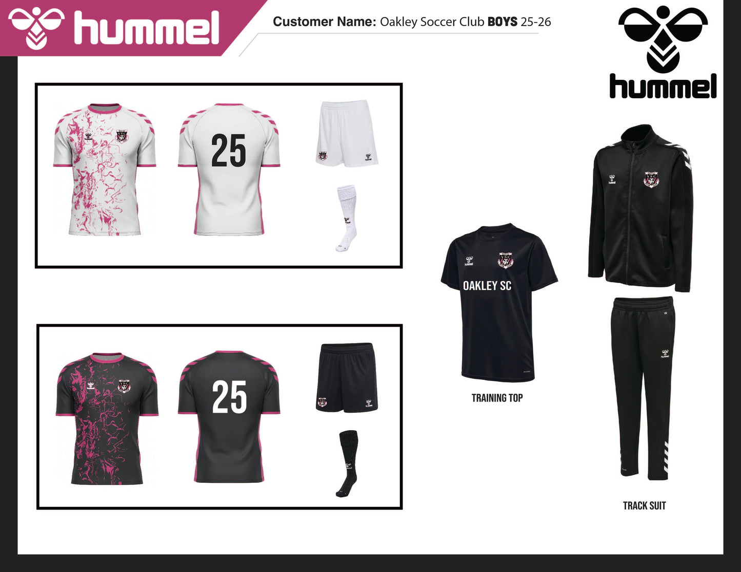 Adult Boys Uniform Package